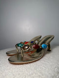 Gemstone Gold Heels